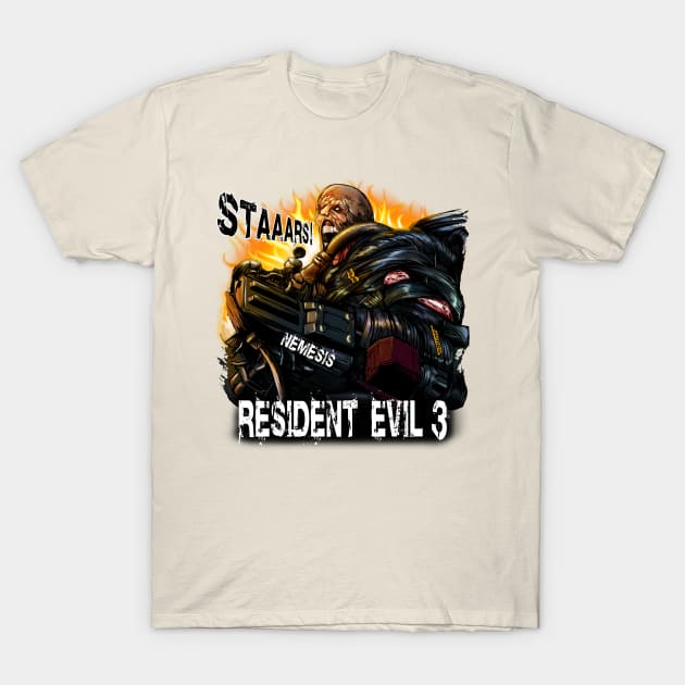 Resident evil 3 remake NEMESIS T-Shirt by AndreyG